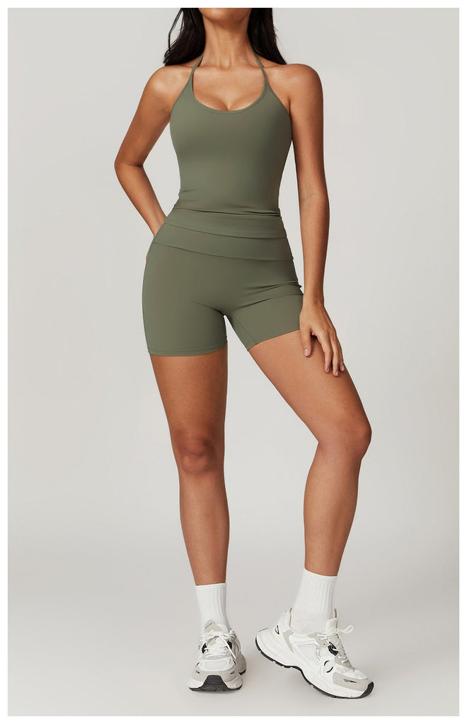 Ayla Halter Top & Shorts Set
