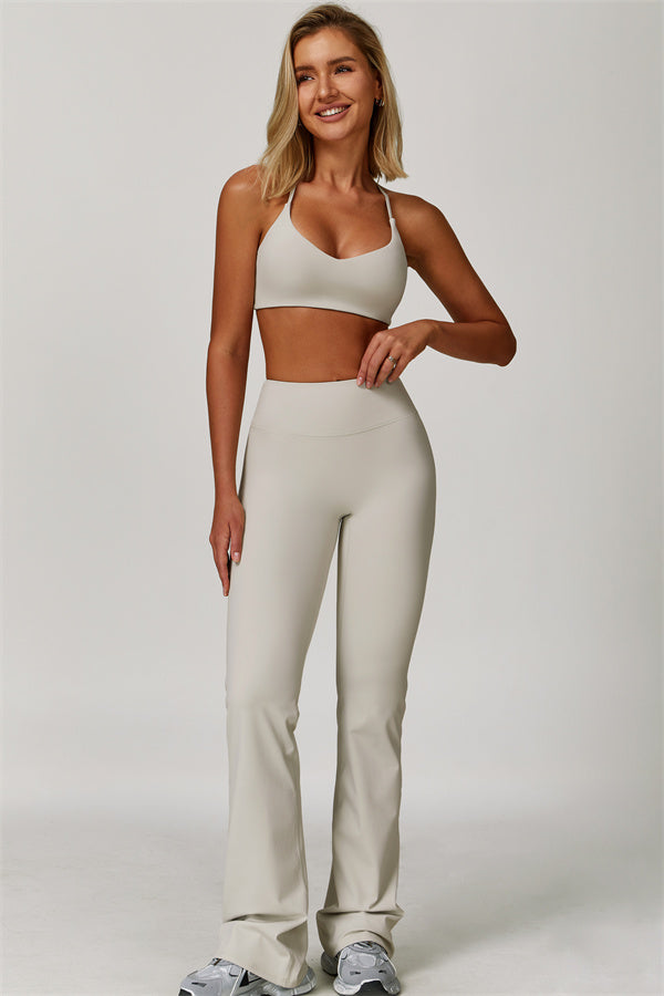 The Refresh Sports Bra Flared Leggings 2-Piece Set