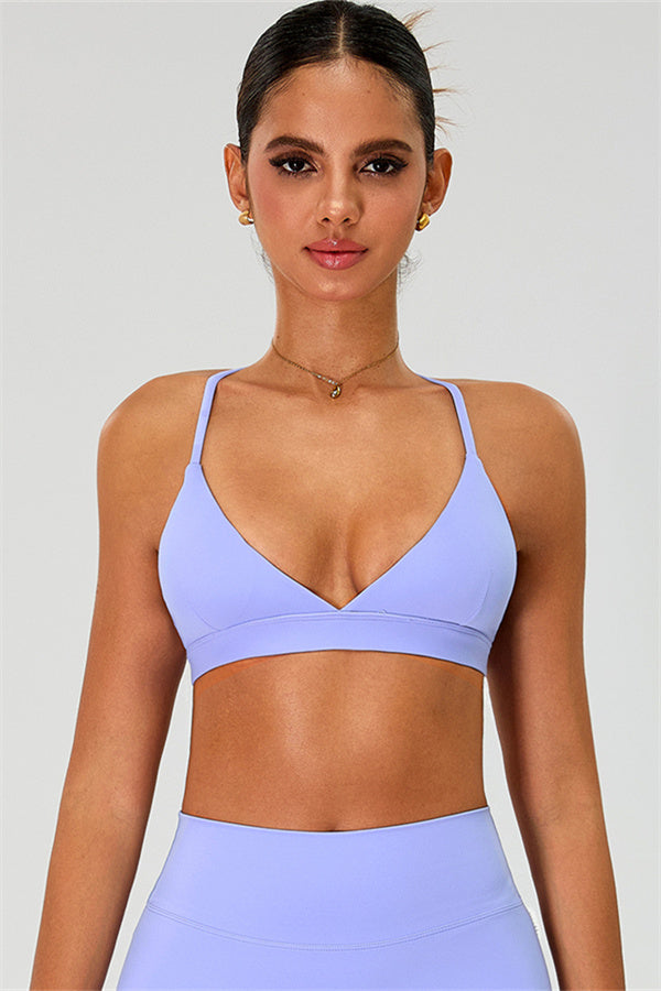 The Ember Sports Bra Crop Top Shorts 3-Piece Set