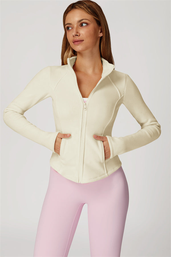 The Glacier Contour Fleece Jacket Almond