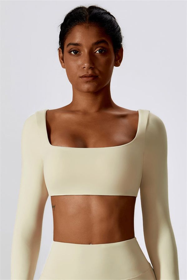 The Lily Belle Longsleeve Top Almond