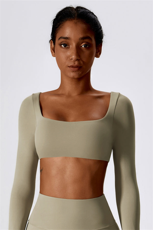 The Lily Belle Longsleeve Top Caramel