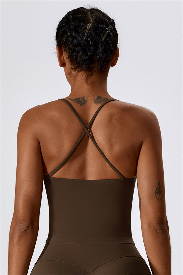 The Daisy Tank Top Taupe
