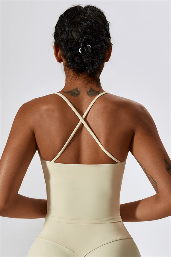 The Daisy Tank Top Almond