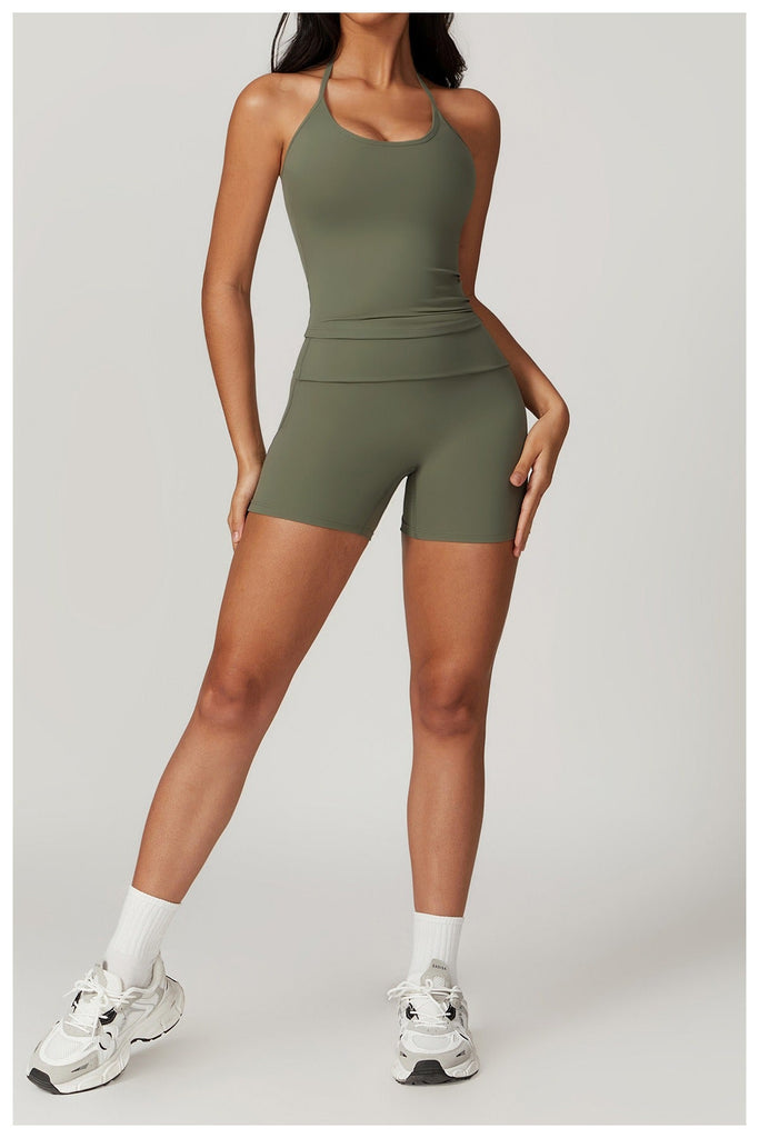 Ayla Halter Top & Shorts Set