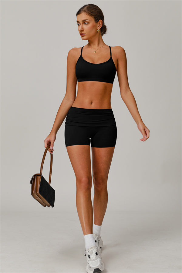The Juno Star Sports Bra Shorts 2-Piece Set