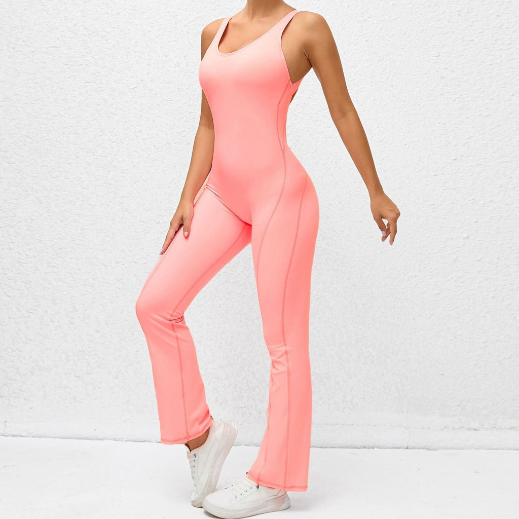 Athena Sculpt Flared Jumpsuit