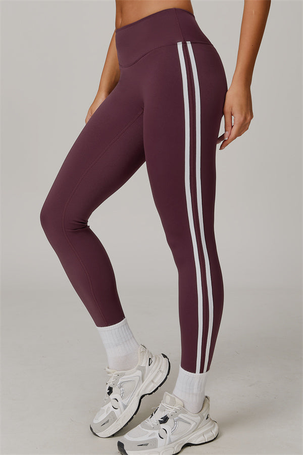 The Splendor Leggings Purple Brown