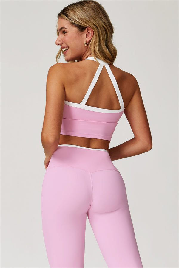 The Quest Cross Back Crop Top Leggings 2-Piece Set