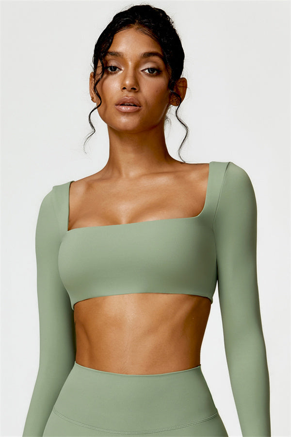 The Olivia Crop Top Opal