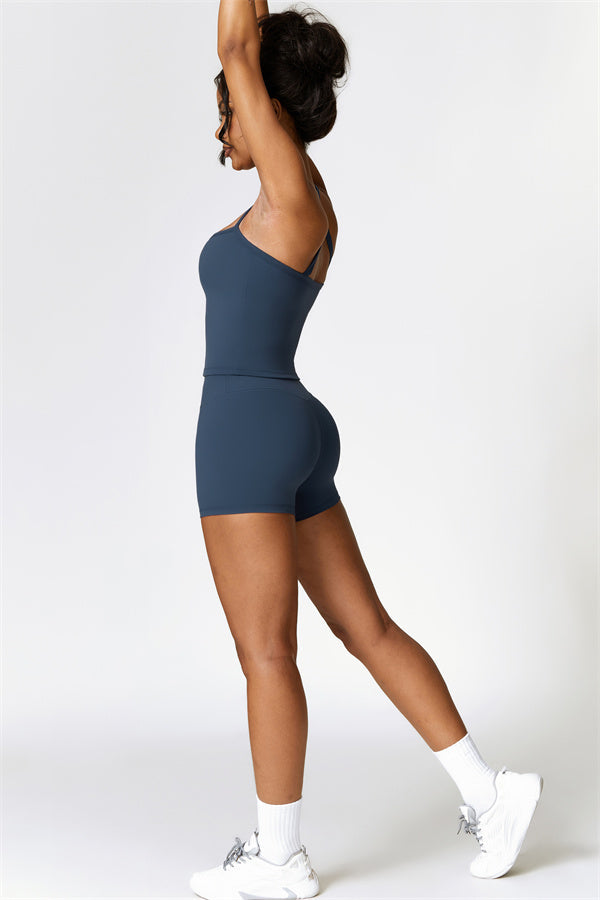 The Isabella Crop Top Shorts 2-Piece Set
