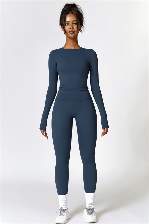 The Isabella Long Sleeve T-shirt Leggings 2-Piece Set