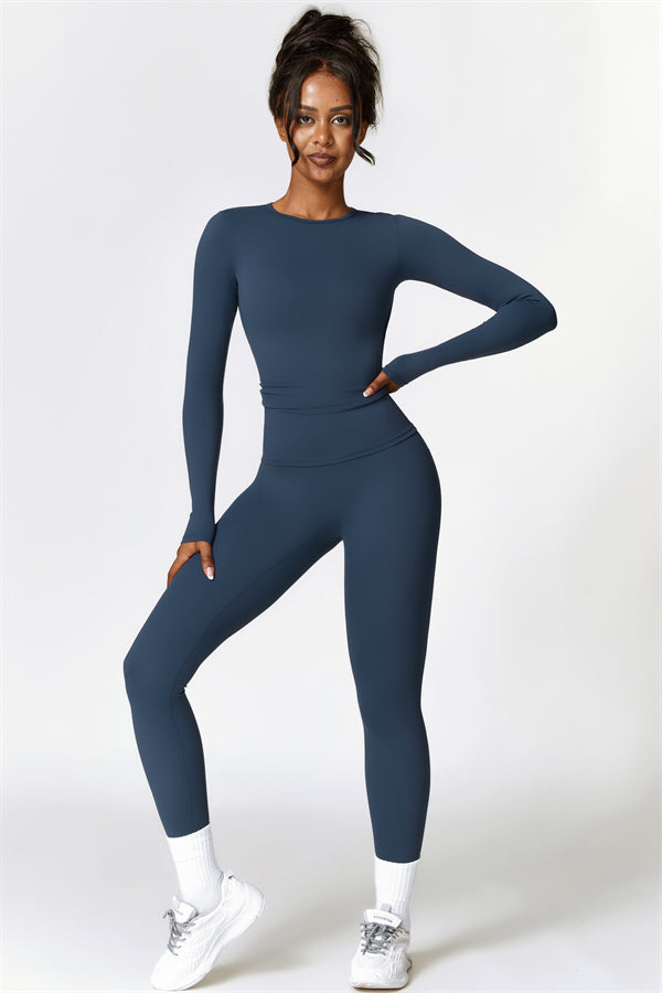 The Isabella Long Sleeve T-shirt Leggings 2-Piece Set