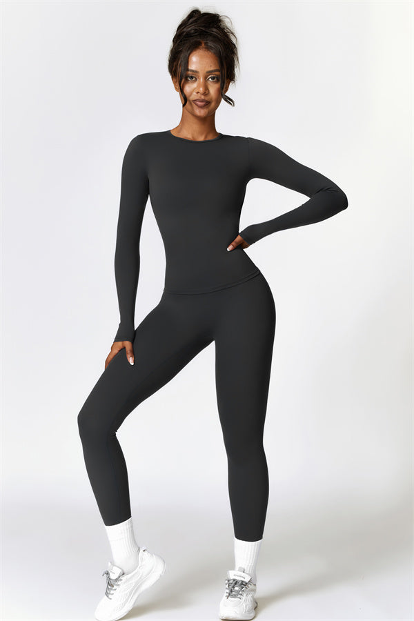 The Isabella Long Sleeve T-shirt Leggings 2-Piece Set