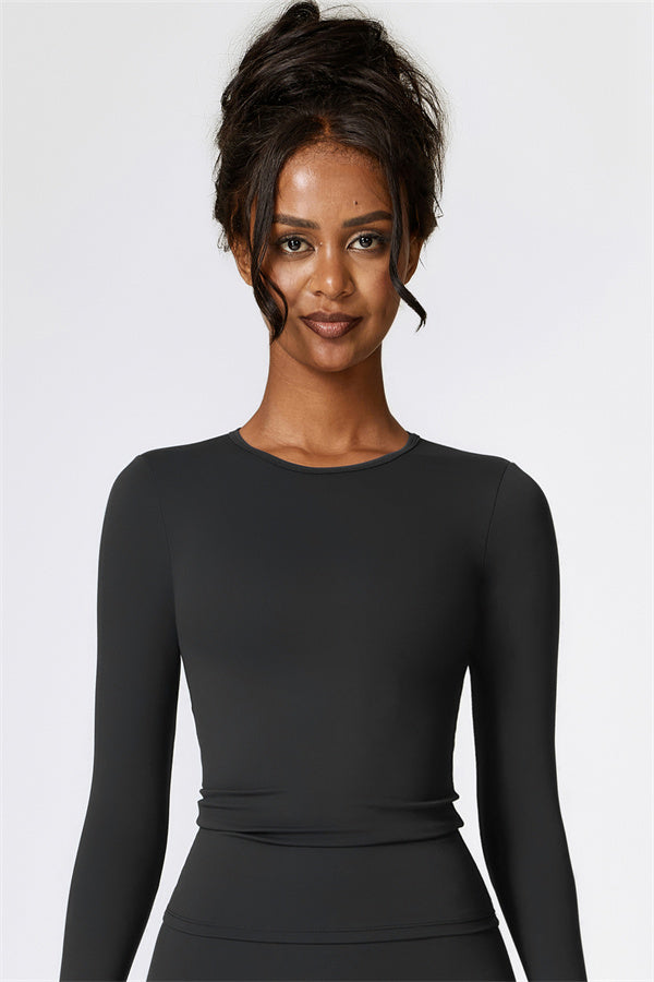 The Isabella Long Sleeve T-shirt Black