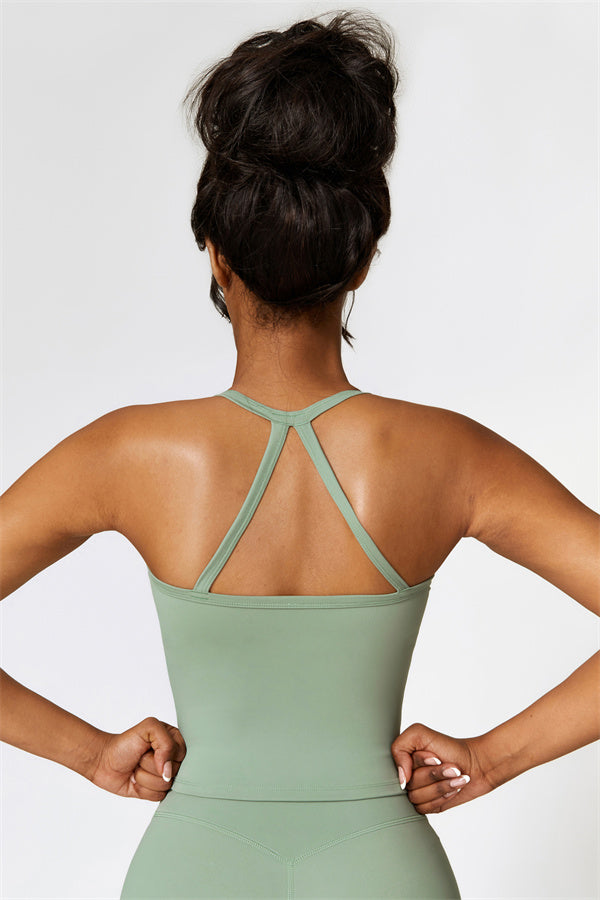 Athena Celeste Crop Vest Spring
