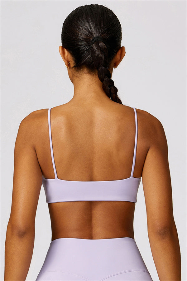 Peak Power Sports Bra Violet