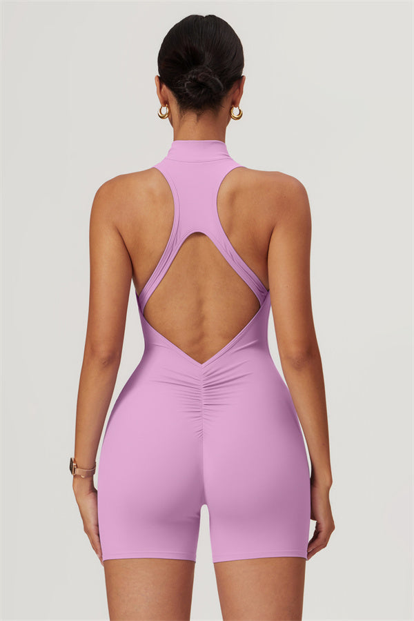 Scarlett Luna Romper Magenta