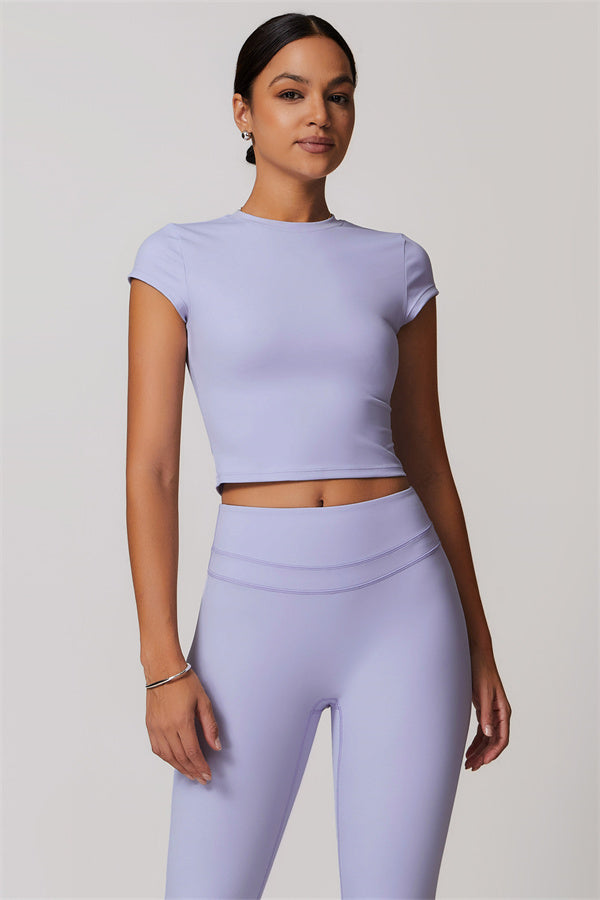 The Enigma T-shirt Leggings 2-Piece Set Periwinkle