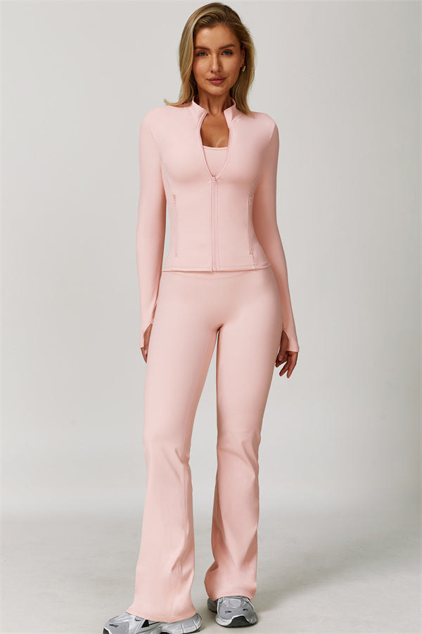 The Refresh Jacket Flared Leggings 2-Piece Set