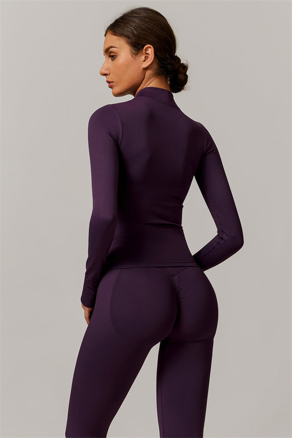 The Nova Luxe Jacket Sports Bra Leggings 3-Piece Set