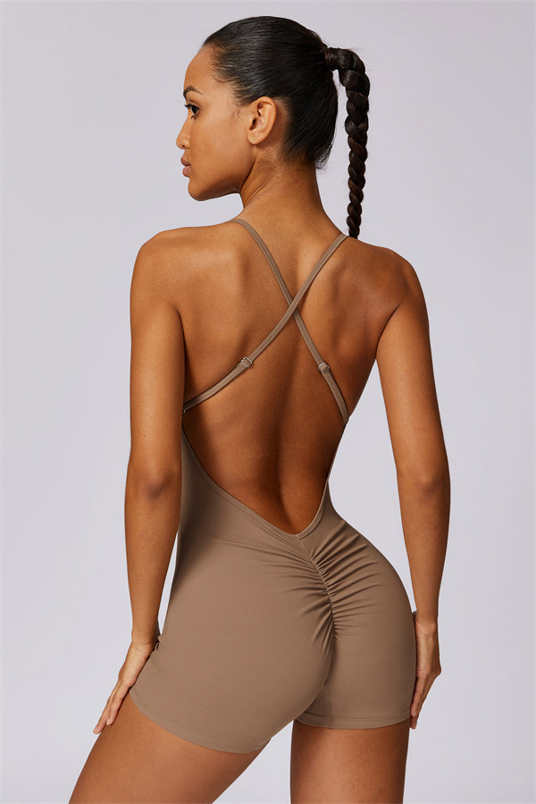 Ava Sophia Jumpsuit Moccasin