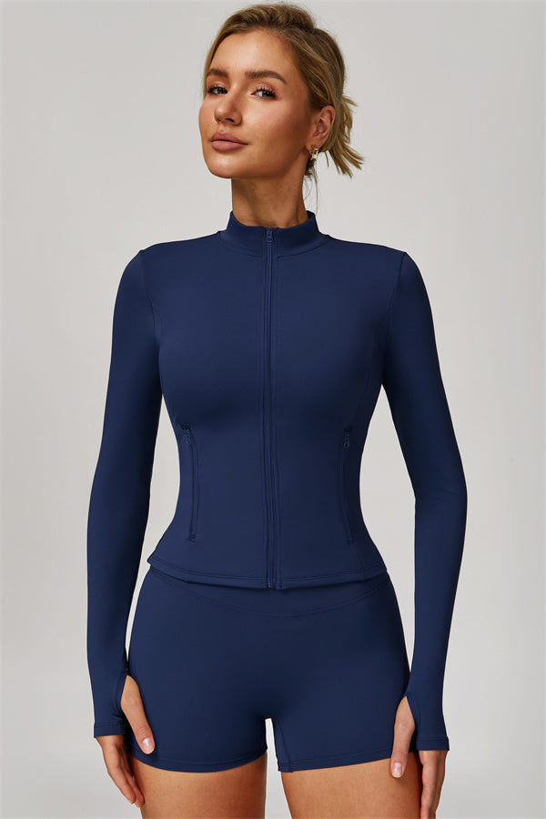 The Refresh Jacket Sports Bra Shorts 3-Piece Set