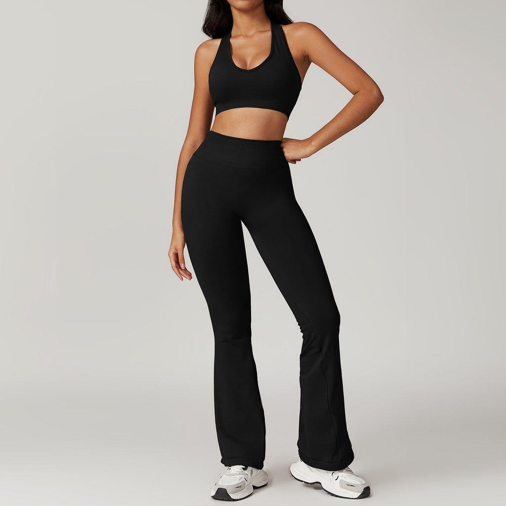 Avery Halter Top & Flared Set
