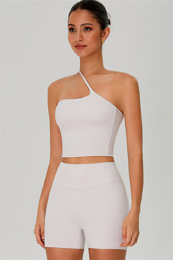 The Jewel One-Shoulder Crop Top