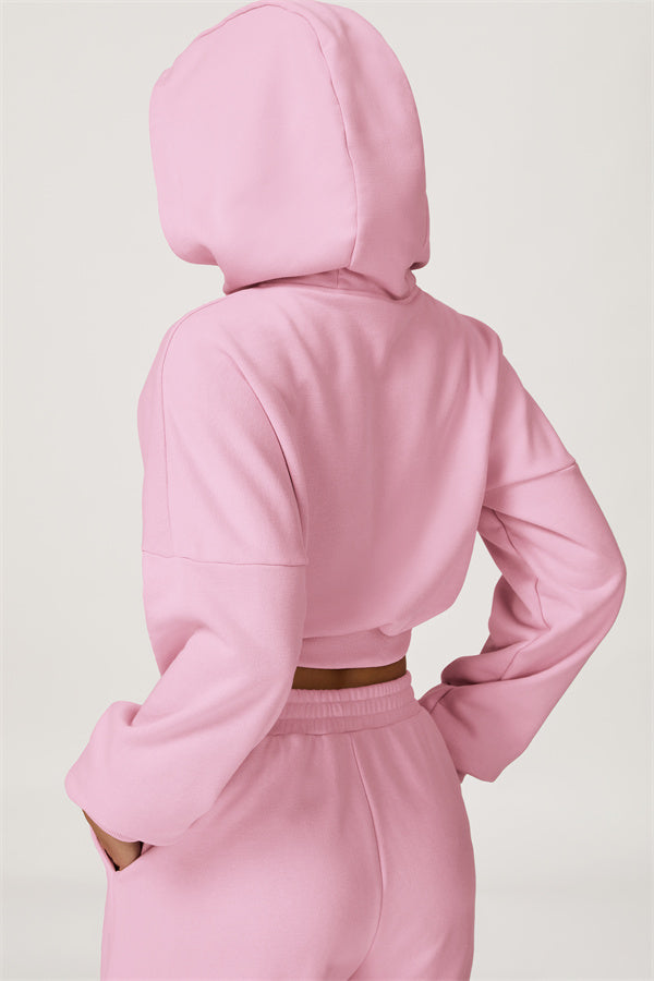 The Axis Crop Hoodie Pants 2-Piece Set