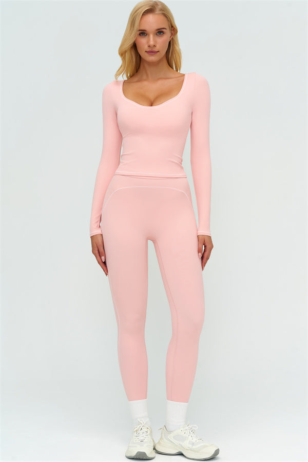 The Amara Long Sleeve T-shirt Leggings 2-Piece Set