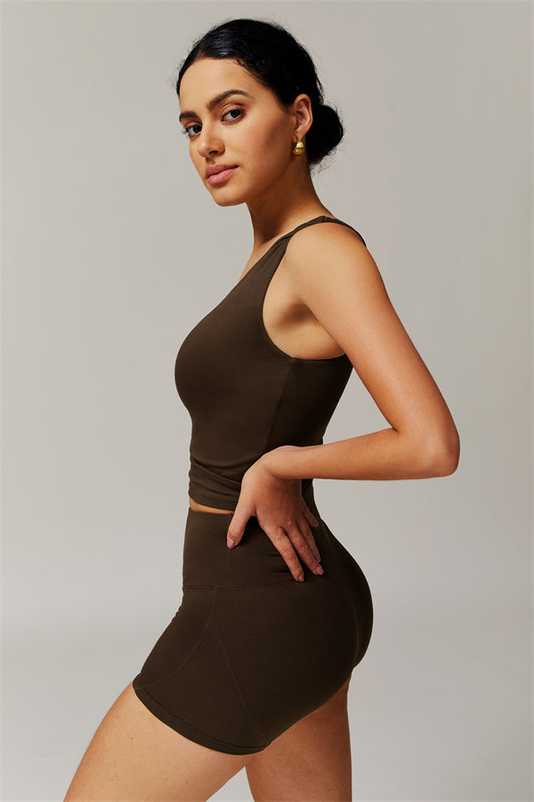 The Luxe One-Shoulder Crop Top