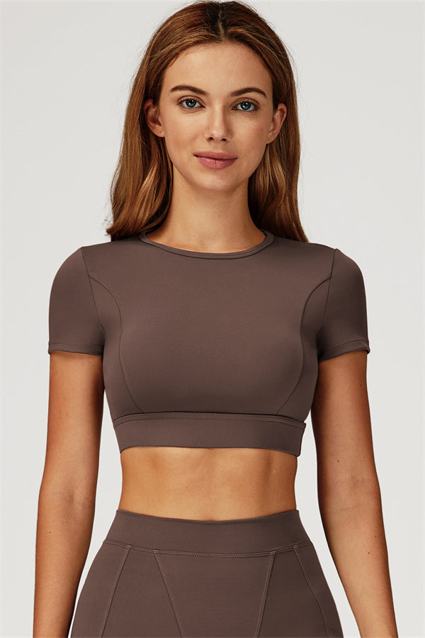 The Conquer T-Shirt Roman Brown