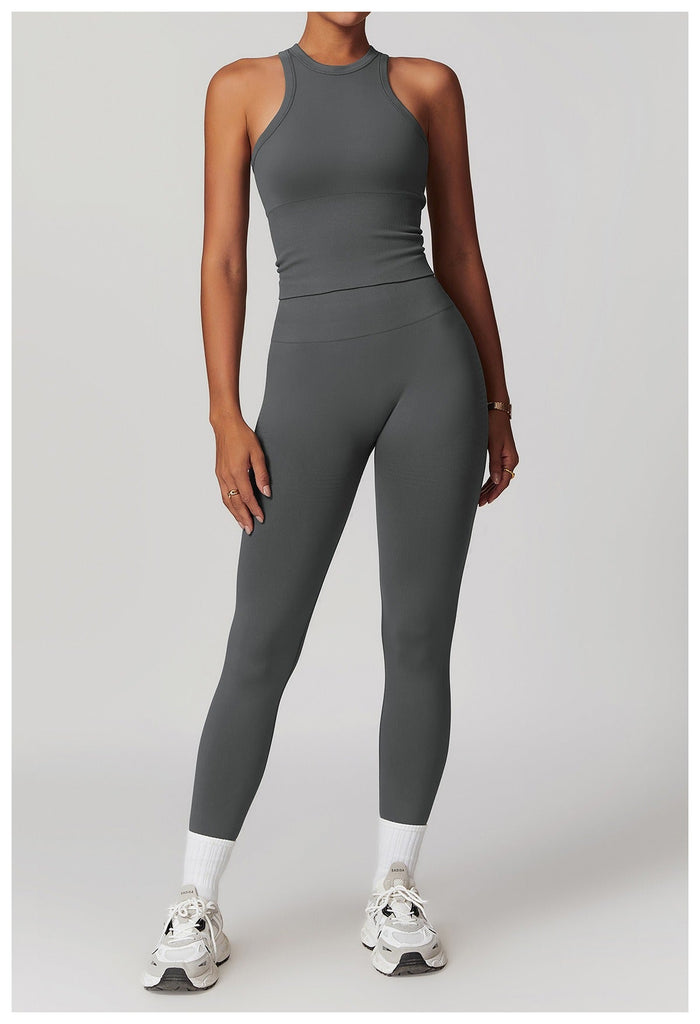 Blake Racer Top & Leggings Set Graphite