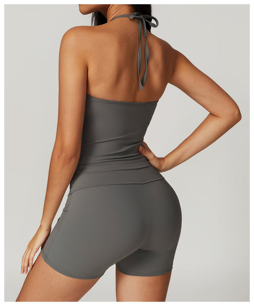 Ayla Halter Top & Shorts Set