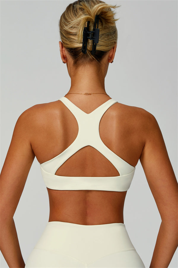 The Thrive Sports Bra Almond