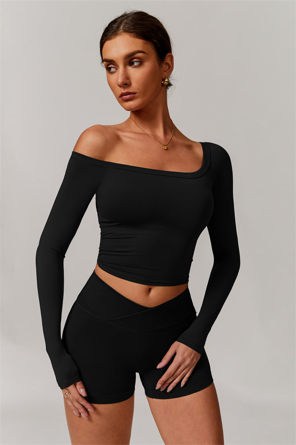 The Vivid Long Sleeve Crop Top