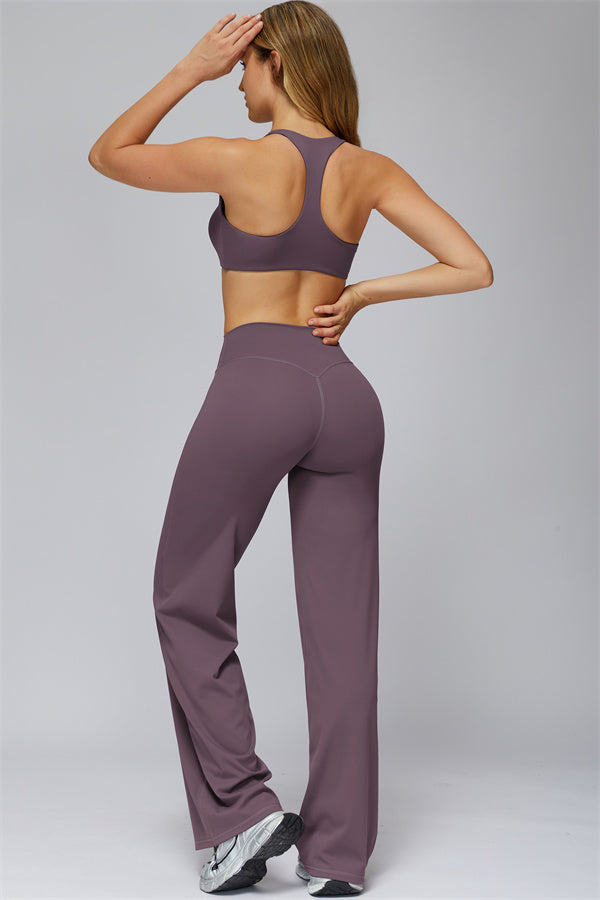 The FlexCore Sports Bra Flared Leggings 2-Piece Set