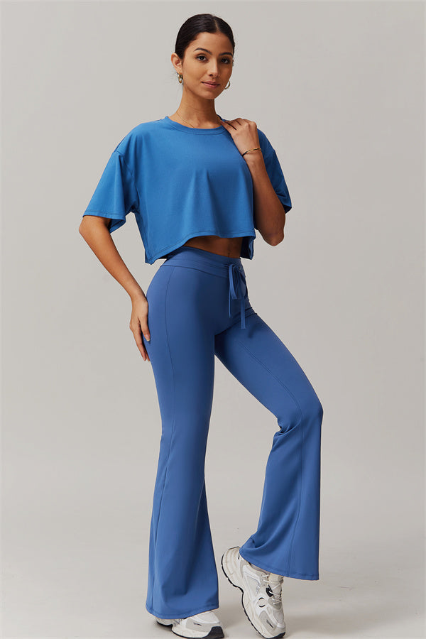The Resonate T-shirt Flared Leggings 2-Piece Set