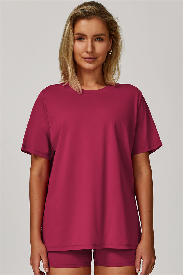 The Refresh Oversized T-shirt Red Berry