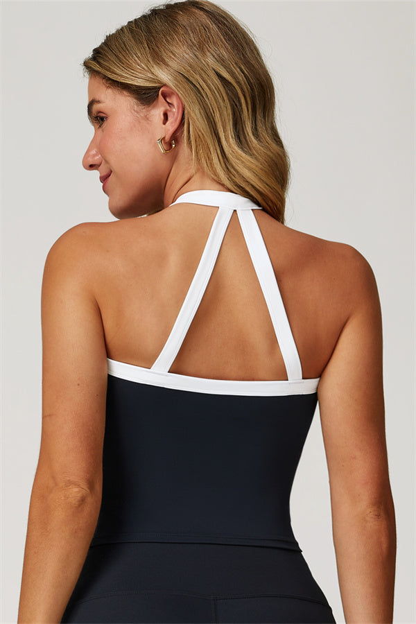 The Quest Cross Back Crop Top Shorts 2-Piece Set
