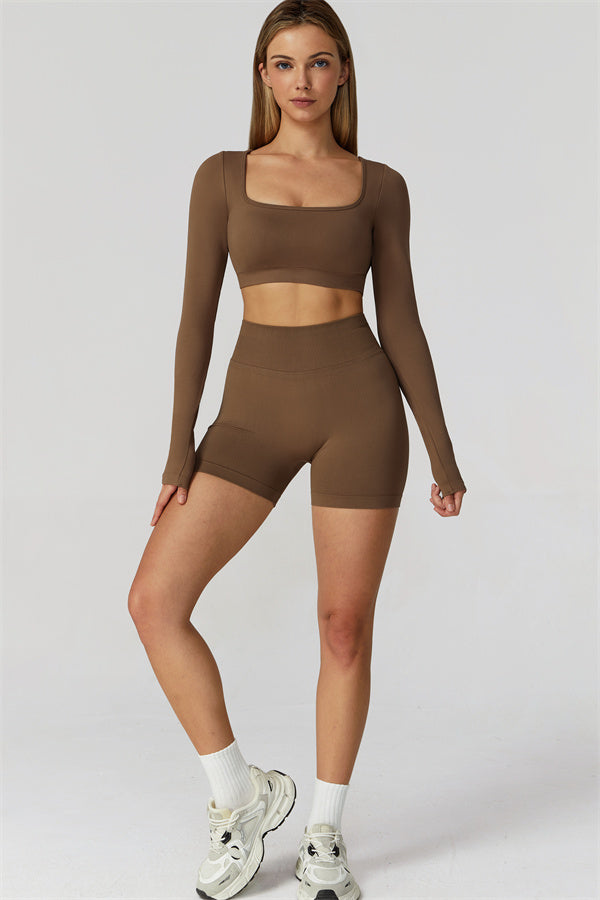 The Reign Long Sleeve Crop Top