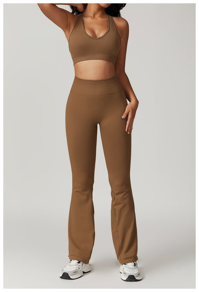 Avery Halter Top & Flared Set