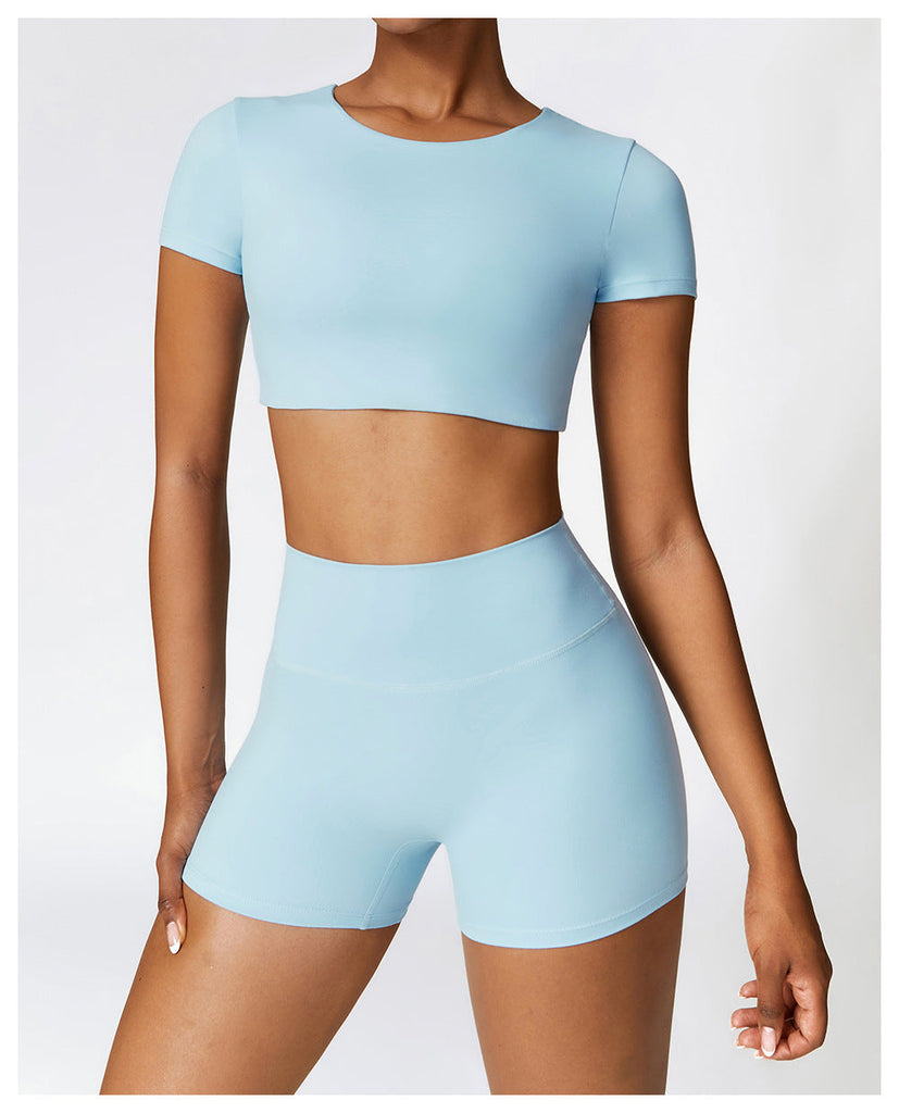 Butter T-Sleeve Crop Top