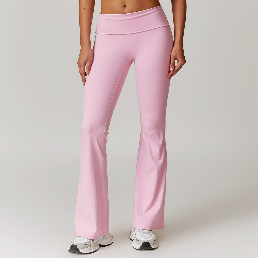 Ayla Folded Flared Bottoms Bubblegum