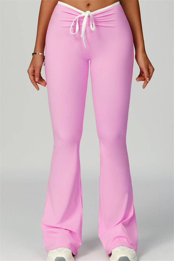 The Skyline Tie Top Flared Leggings Headband 3-Piece Set