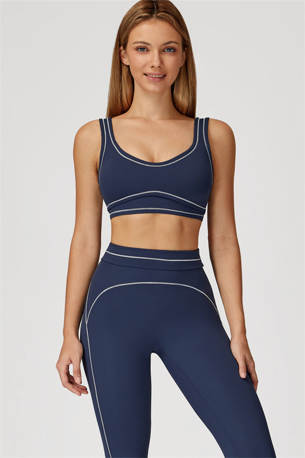 The Amara Sports Bra Leggings 2-Piece Set Cobalt