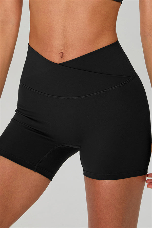 The Jewel Crop Top Crossover Shorts 2-Piece Set