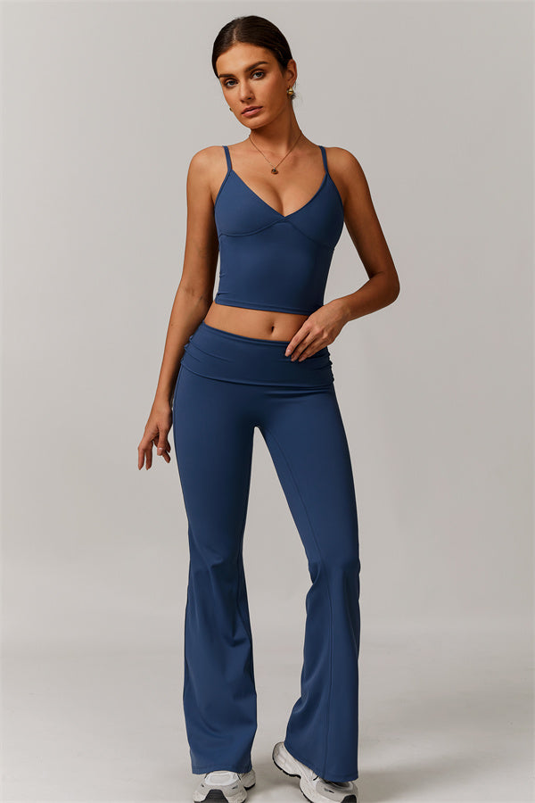The Vigor Tank Top Flared Leggings 2-Piece Set