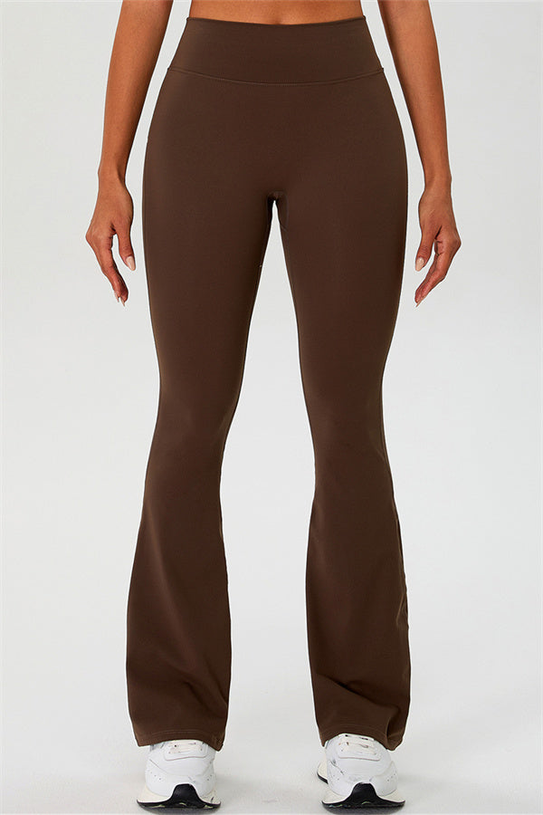 The Ember Sports Bra Crop Top Flared Leggings 3-Piece Set